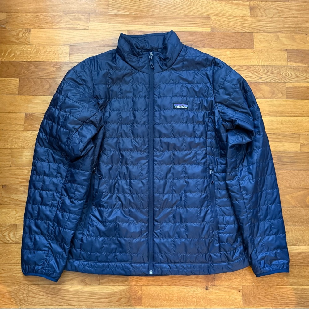 Patagonia Nano Puff Jacket Women’s XL Navy Blue